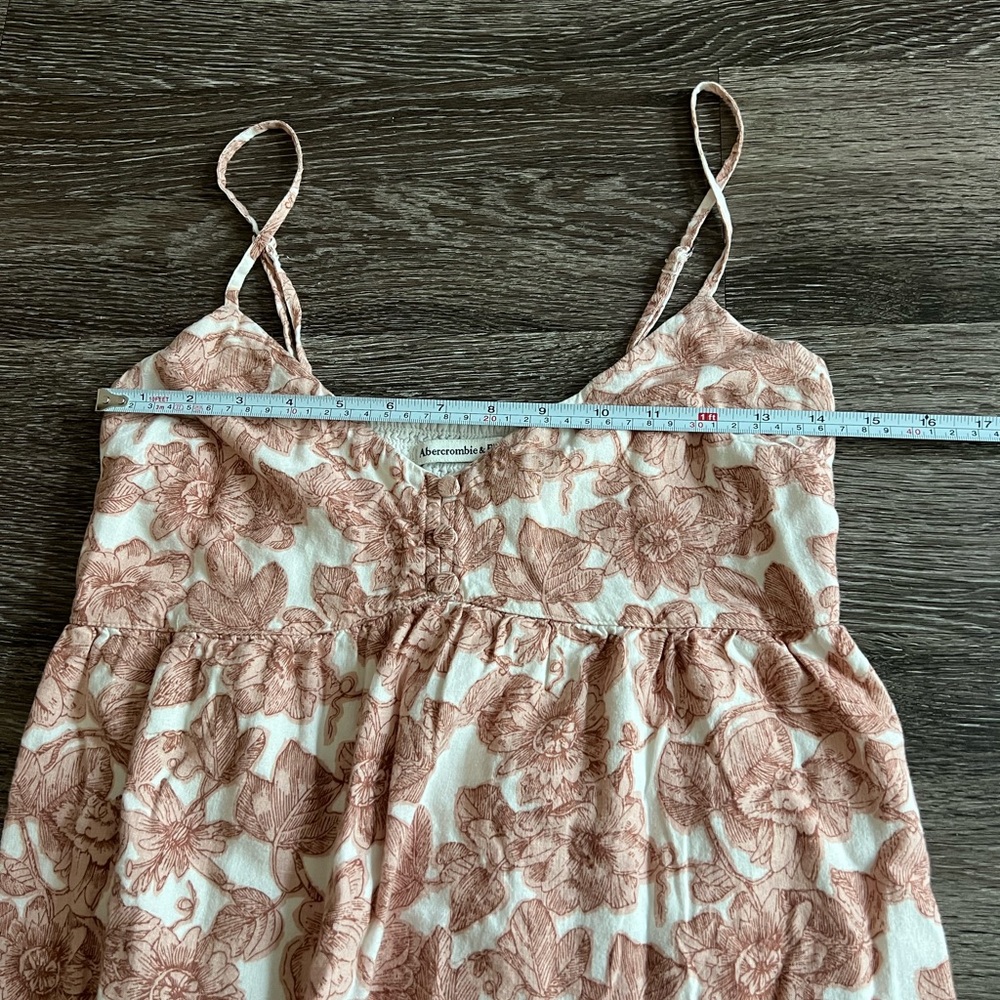 Abercrombie & Fitch pink floral bbdoll dress - Picture 6 of 8